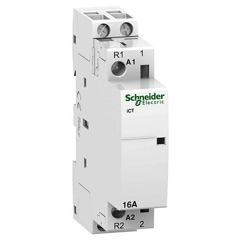 Schneider Electric Acti 9 iCT Контактор модульный 16A 230…240V 50Гц 1НО+1НЗ