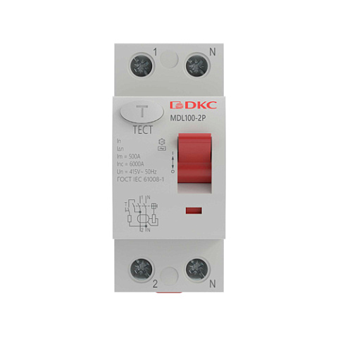 DKC УЗО ВДТ YON MAX MDL100, 2P, 100mA, 80A,тип АС