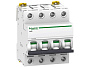 Автомат Schneider Electric Acti 9 iK60N 4P 25A (C) 6kA