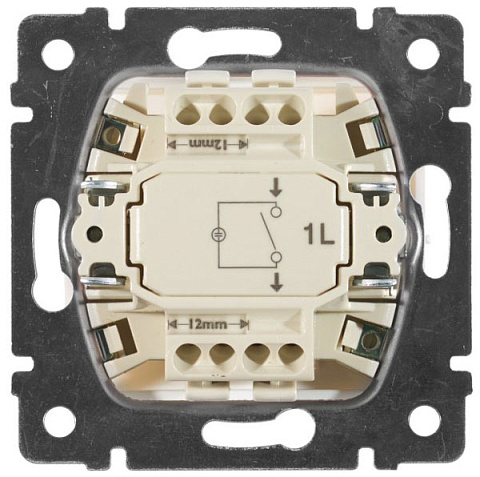 Legrand Valena Белый Выключатель 1-клавишный с подсветкой 10A
