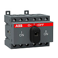 ABB OT80F3C Рубильник реверсивный до 80A 3P, -O- / без ручки и переходника