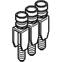 ABB Перемычка BJM8 IP00 для M6/8 10 пол.