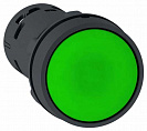 Schneider Electric Кнопка 22мм зеленая с фиксацией 1НО