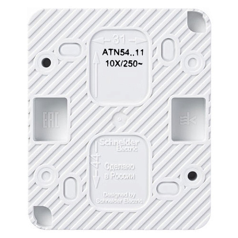 Выключатель Schneider Electric AtlasDesign Profi54 Белый 1-клавишный 10 АХ IP54