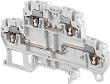 ABB Клемма D2,5/5.D2.N.L, 2-уровневая, пруж. 2.5мм.кв. син.