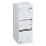 Schneider Electric Micro Pragma Бокс навесной 130х51х60мм, 1ряд/2мод, IP40