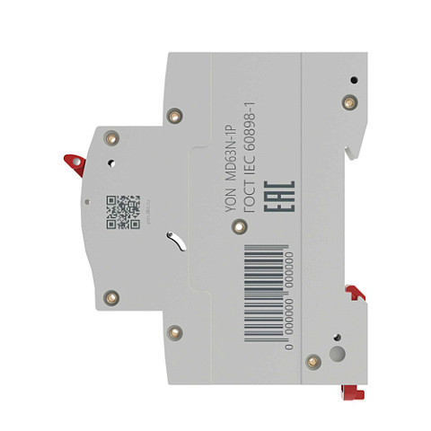 DKC Автомат YON max типа MD63N, 6кА, 1 полюс, хар-ка C, 10А