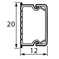 Legrand Metra Мини-канал 20x12мм Белый