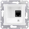 Schneider Electric Sedna Белый Розетка компьютерная 1-ая RJ45 кат.5e STP экранированная