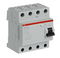 ABB FH204 УЗО 4P 25A тип AC 30mA