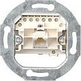 Gira Механизм Розетка телефон/комп.UAE/IAE (ISDN) 1-ая RJ11/RJ12/RJ45 8(8) наклонная кат.3