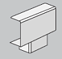 DKC In-Liner Тройник для TMU/TMC IM 25x17 Коричневый