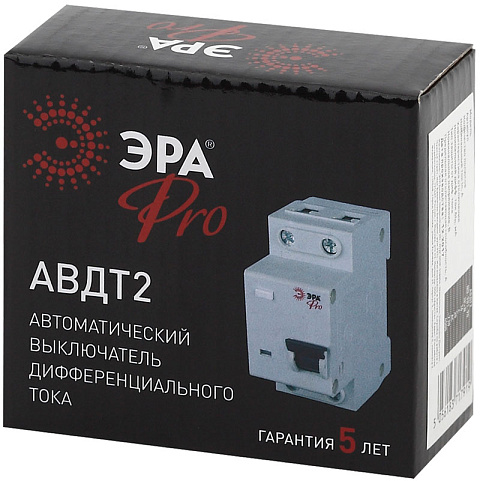 Эра Pro АВДТ2 Дифавтомат 1P+N 25A (C) 6kA тип AC 30mA