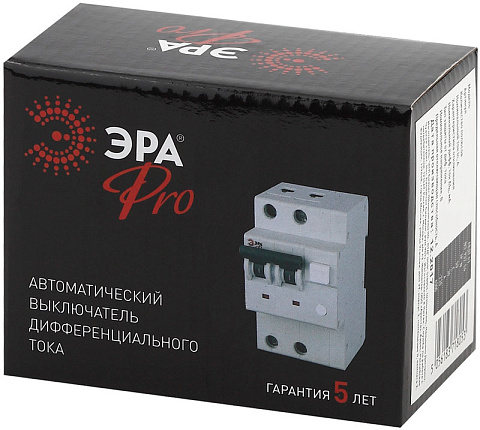 Эра Pro АВДТ 63 Дифавтомат 1P+N 63A (C) 6kA тип A 100mA