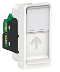 Schneider Electric Unica New Modular Белый Розетка компьютерная RJ45 одиночная кат. 5е STP 1 модуль