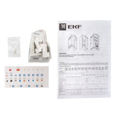 EKF Nova Основание комбинированного щита (2 DIN-рейки + 2 монт. платы) 4 габарит IP40