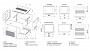 ITK Шкаф LINEA W 9U 600x450мм дверь стекло RAL7035