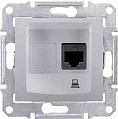 Schneider Electric Sedna Алюминий Розетка компьютерная 1-ая RJ45 кат.6 UTP неэкранированная