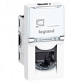 Legrand Mosaic Розетка RJ45 кат. 5е UTP 8 контактов 1 модуль белая