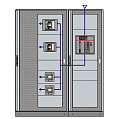 ABB E power Профиль промежуточной установки комплектов 2000мм