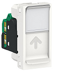 Schneider Electric Unica New Modular Белый Розетка компьютерная RJ45 одиночная кат. 5е UTP 1 модуль