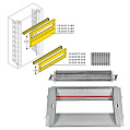 ABB DIN-рейка+пластрон H=150мм для шкафа GEMINI (Размер1)