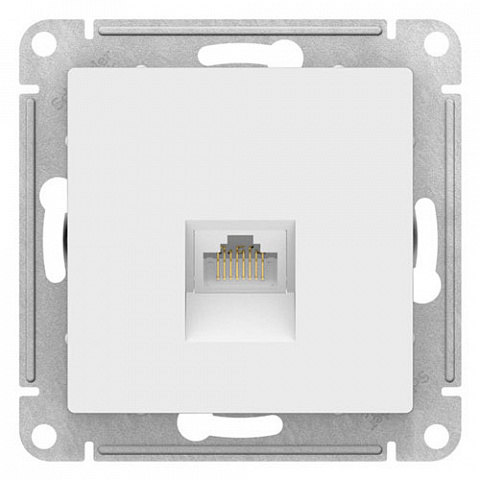 Розетка компьютерная RJ45 Лотос AtlasDesign кат. 6A механизм