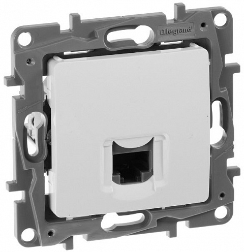 Legrand Etika Белый Розетка RJ45 категория 5e UTP