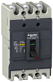 Автомат Schneider Electric EasyPact EZC100F 3P 3d 60A 10kA c магнитотермическим расцепителем