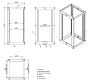 ITK 19" двухрамная стойка 42U 600x800мм черная