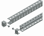 Schneider Electric Spacial SM-SF Рейка поперечная универсальная однорядная 40х600мм