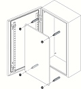 ABB SR2 Проставка для крепления монтажной платы с возможностью регулировки глубины установки 25мм