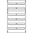 ABB 1V00A Панель распределительная EDF для модульных устройств 450х250мм DIN125мм, 3ряда/36мод