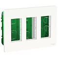 Schneider Electric Unica SYSTEM+ Блок скрытой установки 3х2 Белый