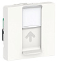 Schneider Electric Unica New Modular Белый Розетка компьютерная RJ45 одиночная кат. 5е UTP 2 модуля