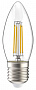 Лампа светодиодная свеча IEK C35 5Вт 230В 3000К E27 серия 360°