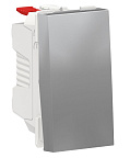 Schneider Electric Unica New Modular Алюминий Переключатель 1-клавишный сх.6 10 AX 250В 1 модуль