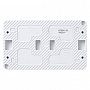 Розетка Schneider Electric AtlasDesign Profi54 Белый двойная с/з со шторками 16А 250B IP54