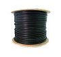 ITK Кабель связи витая пара F/UTP 5E 4х2х24AWG LDPE каб. пит. 2x0,75, 305м чер.