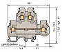 ABB M6/8.P Клеммник винтовой 6мм2 земля