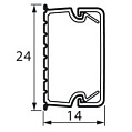 Legrand Metra Мини-канал 24x14мм Белый