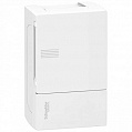 Schneider Electric Mini Pragma Бокс навесной с белой дверцей 124х198х95мм, 1ряд/4мод, IP40